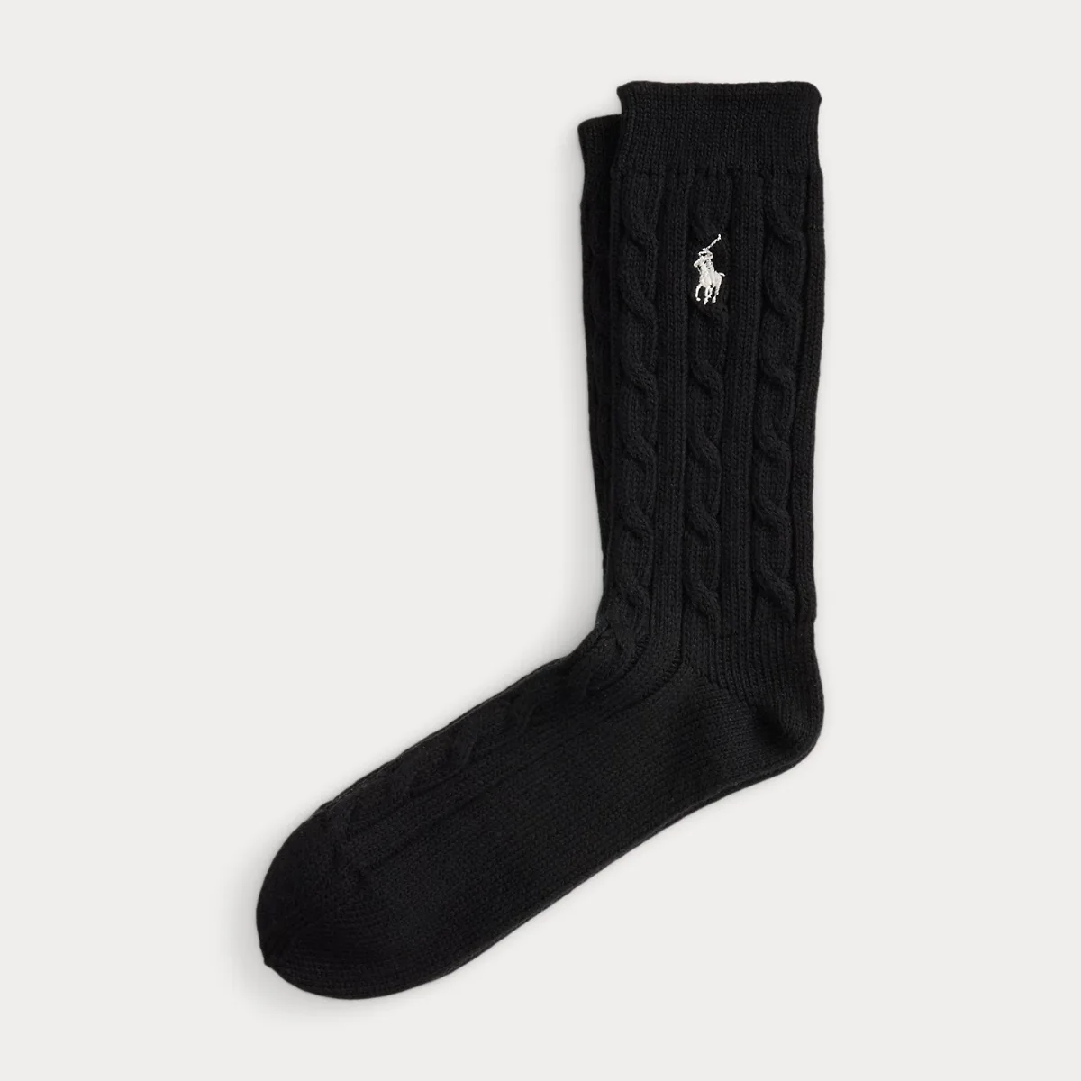 Cable-Knit Crew Socks by Ralph Lauren