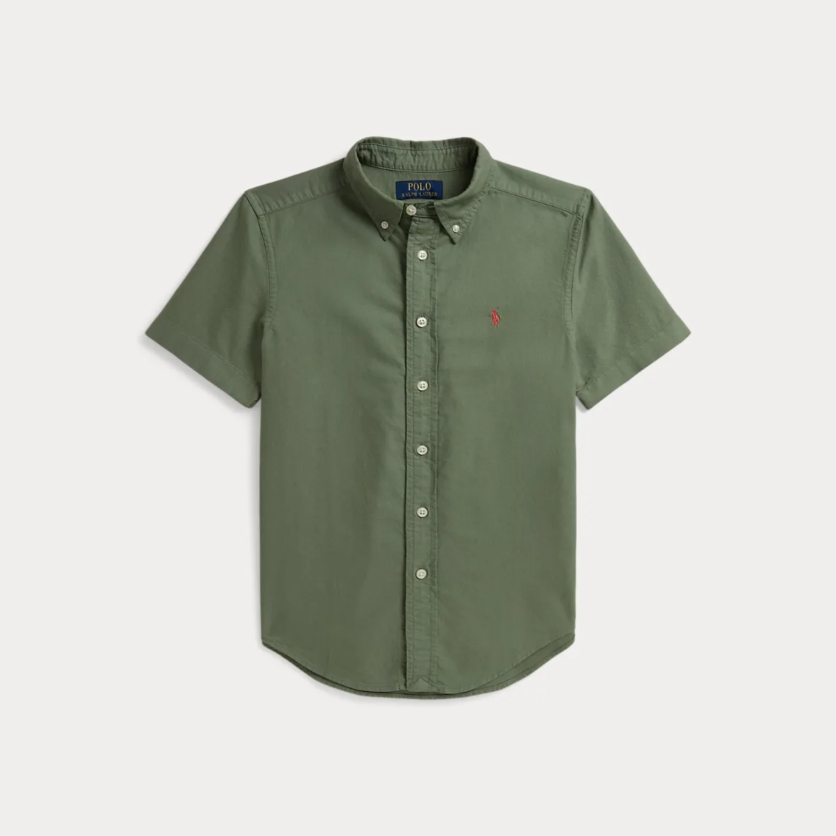 Garment-Dyed Cotton Oxford Shirt by Ralph Lauren