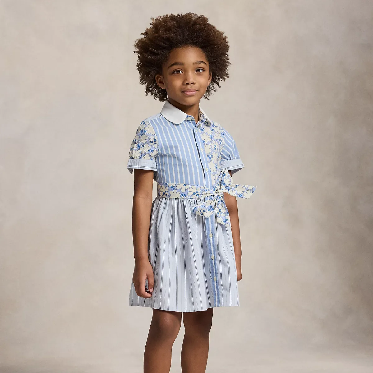 Cotton Poplin Fun Shirtdress by Ralph Lauren