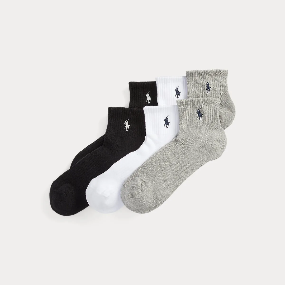 Cotton-Blend Quarter Sock 6-Pack