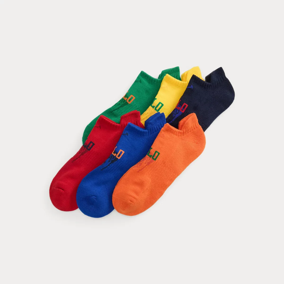 Big Pony Low-Cut Athletic Sock 6-Pack by Ralph Lauren