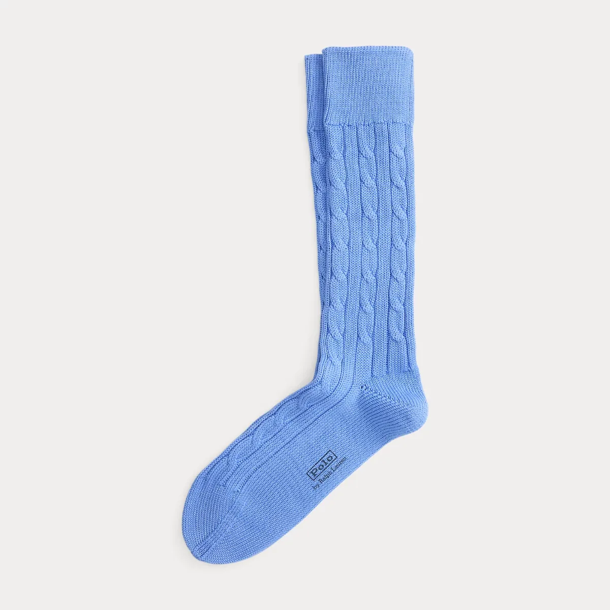 Cable-Knit Cotton-Blend Socks by Ralph Lauren