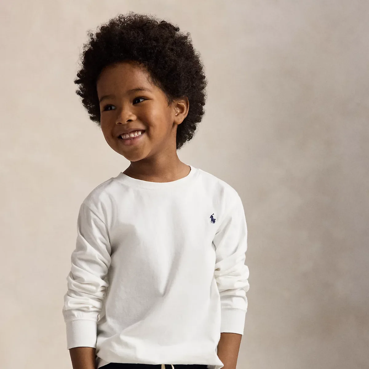 Cotton Jersey Long-Sleeve Tee by Ralph Lauren