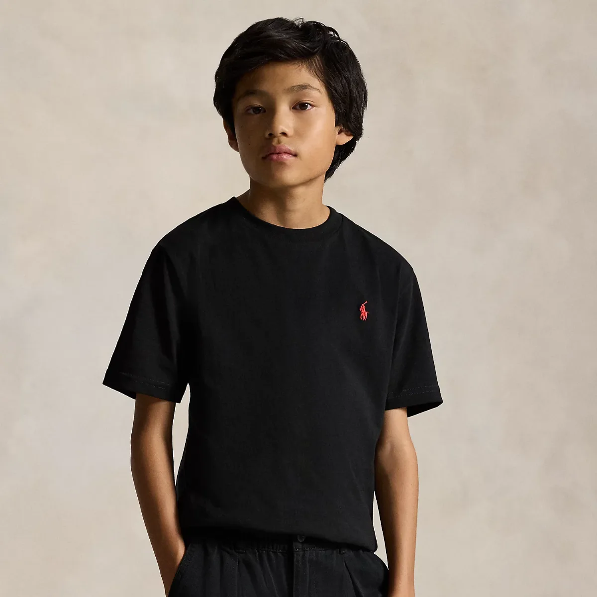 Cotton Jersey Crewneck Tee by Ralph Lauren