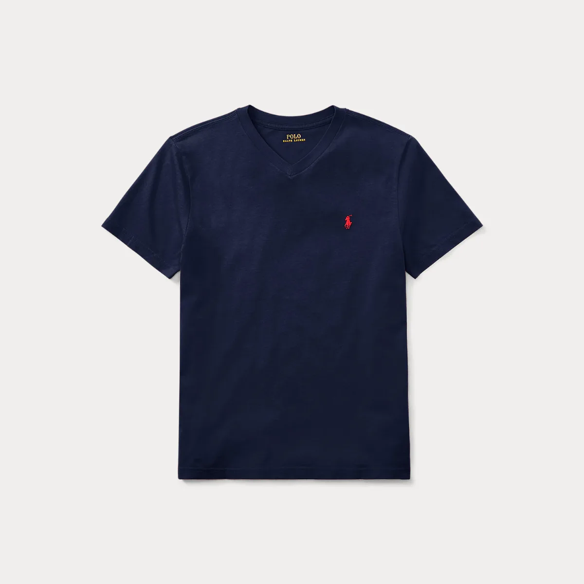 Cotton Jersey V-Neck Tee by Ralph Lauren