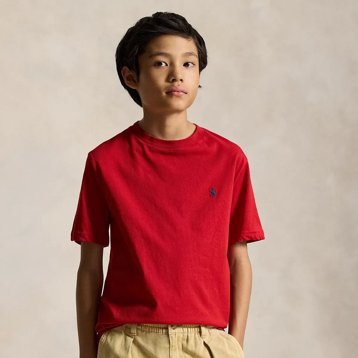 Cotton Jersey Crewneck Tee by Ralph Lauren