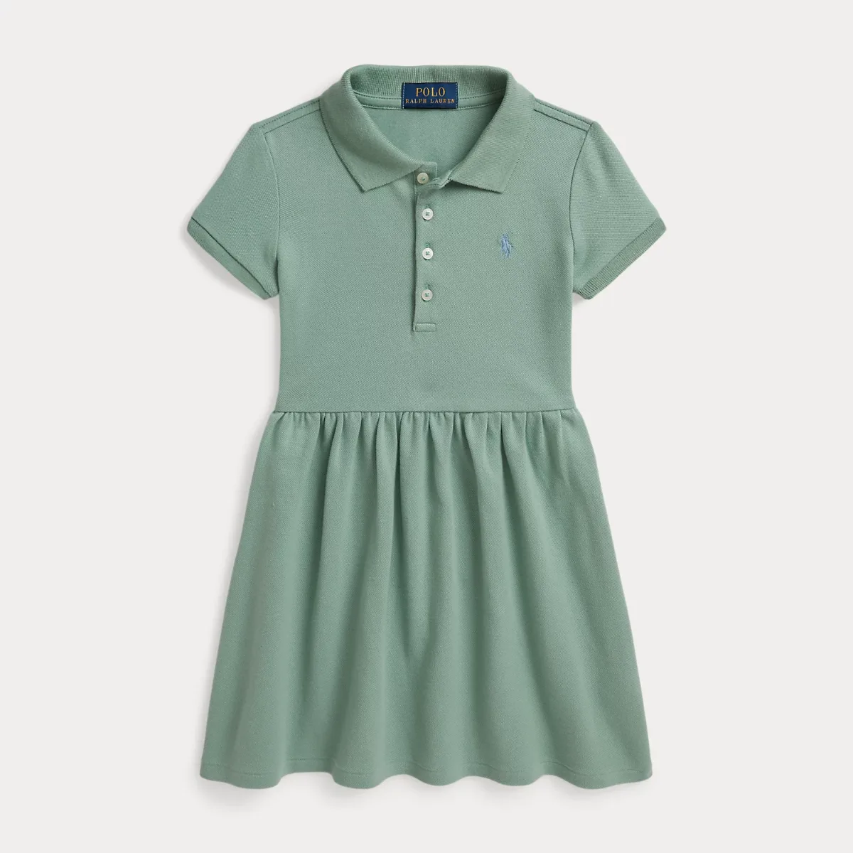 Stretch Mesh Polo Dress by Ralph Lauren