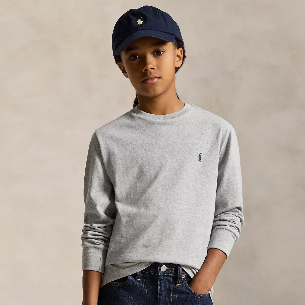 Cotton Jersey Long-Sleeve Tee by Ralph Lauren