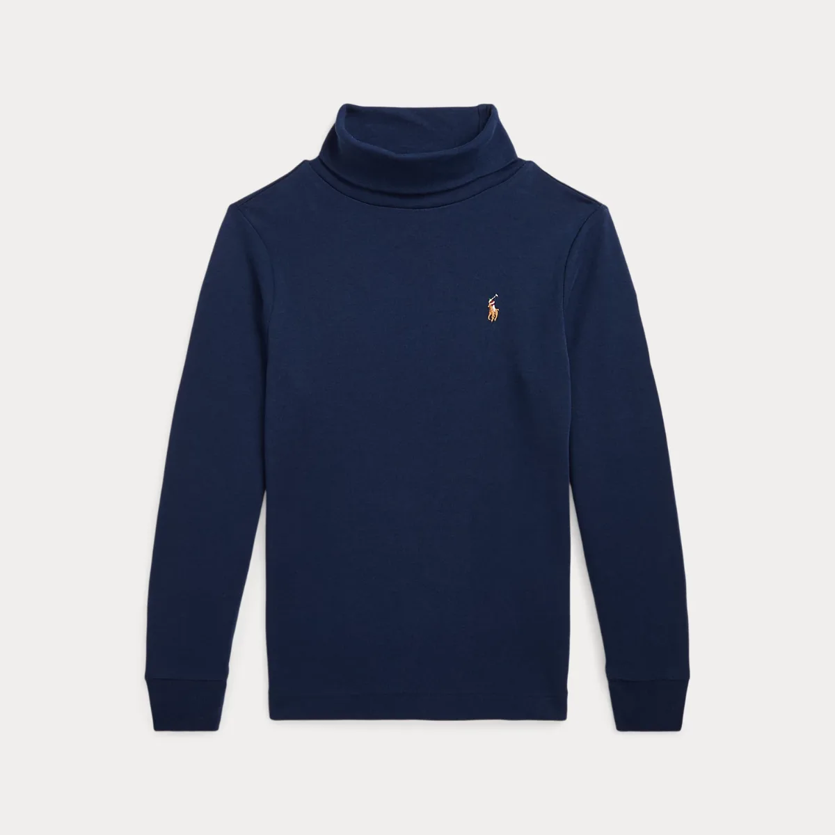 Cotton Interlock Turtleneck by Ralph Lauren