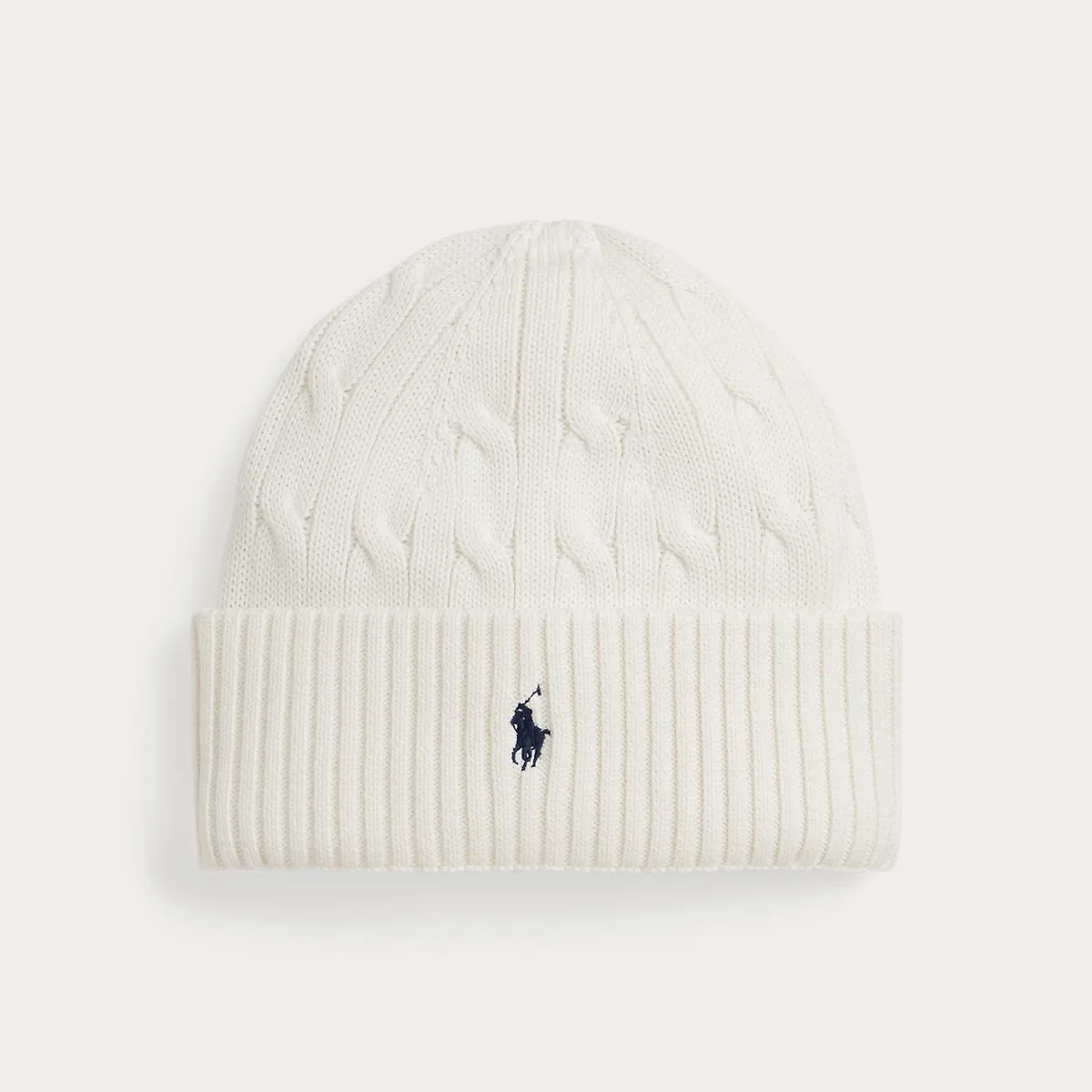 Cable-Knit Cotton Hat by Ralph Lauren