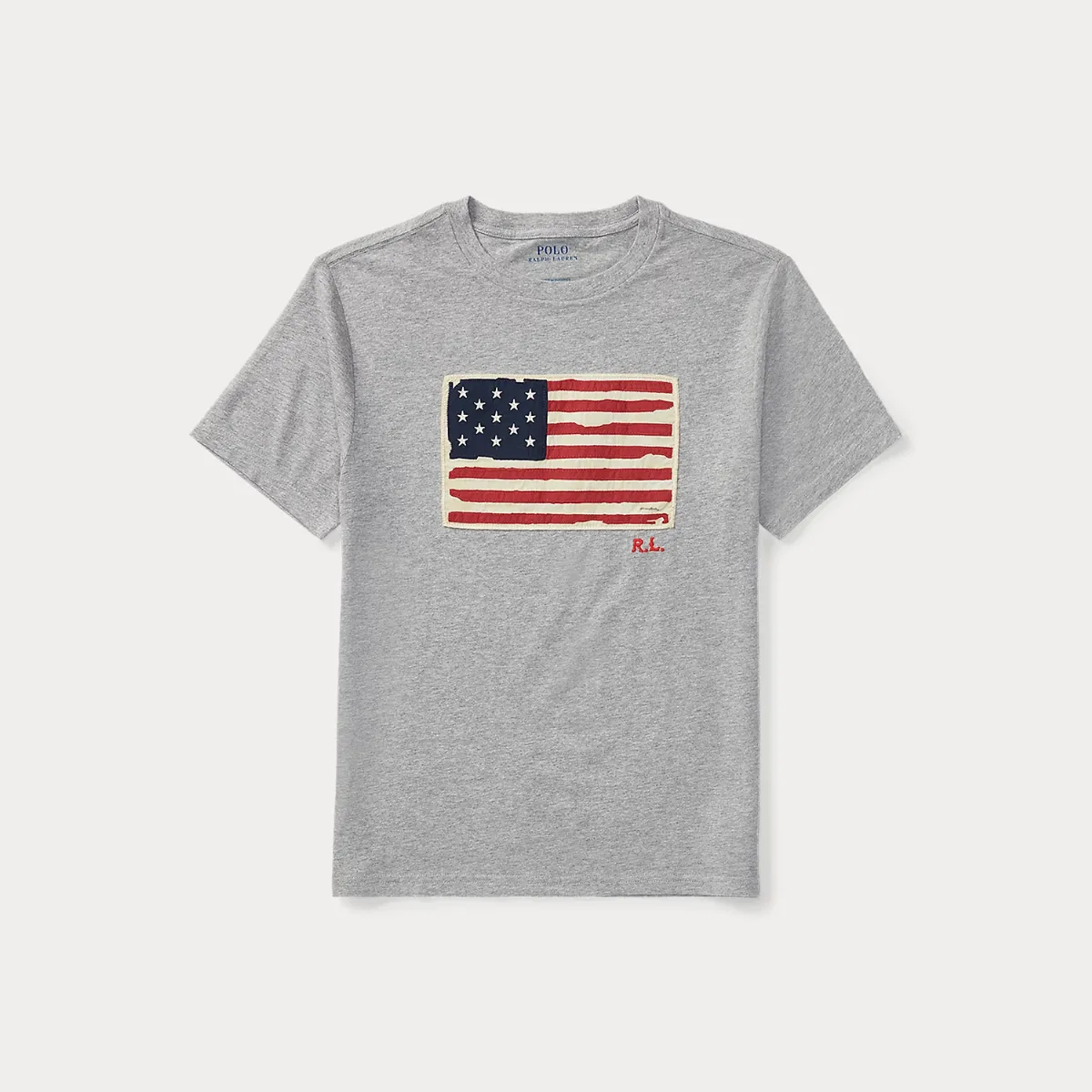 Flag Cotton Jersey Tee by Ralph Lauren