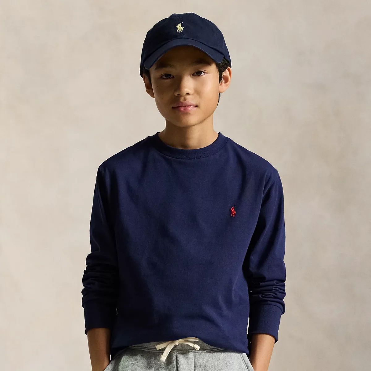 Cotton Jersey Long-Sleeve Tee by Ralph Lauren