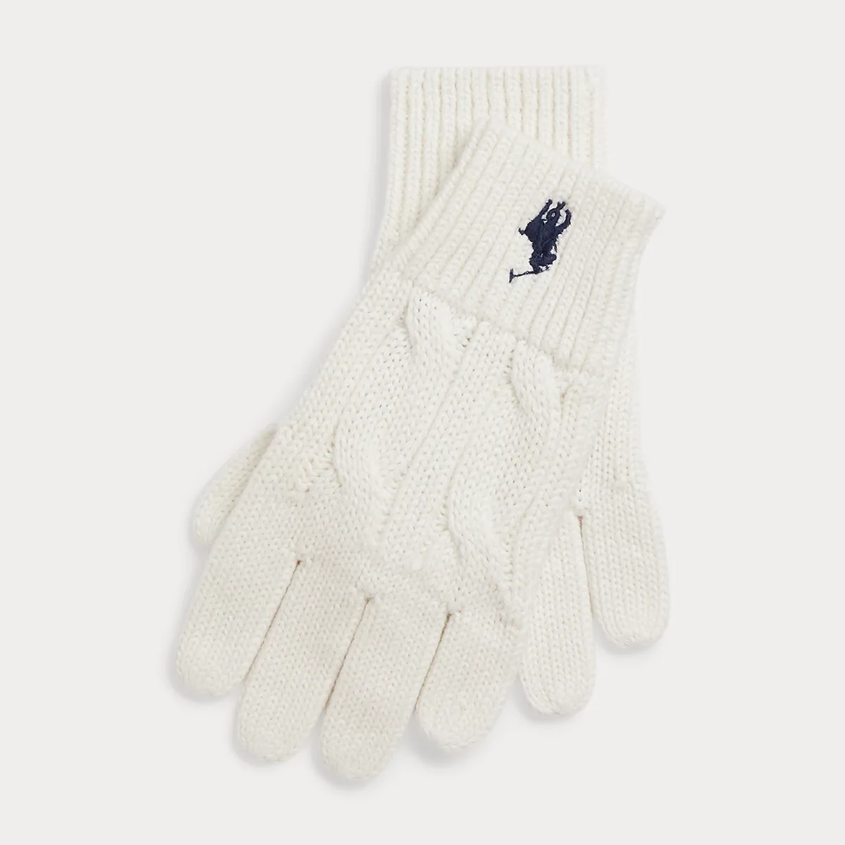 Cable-Knit Cotton Glove by Ralph Lauren