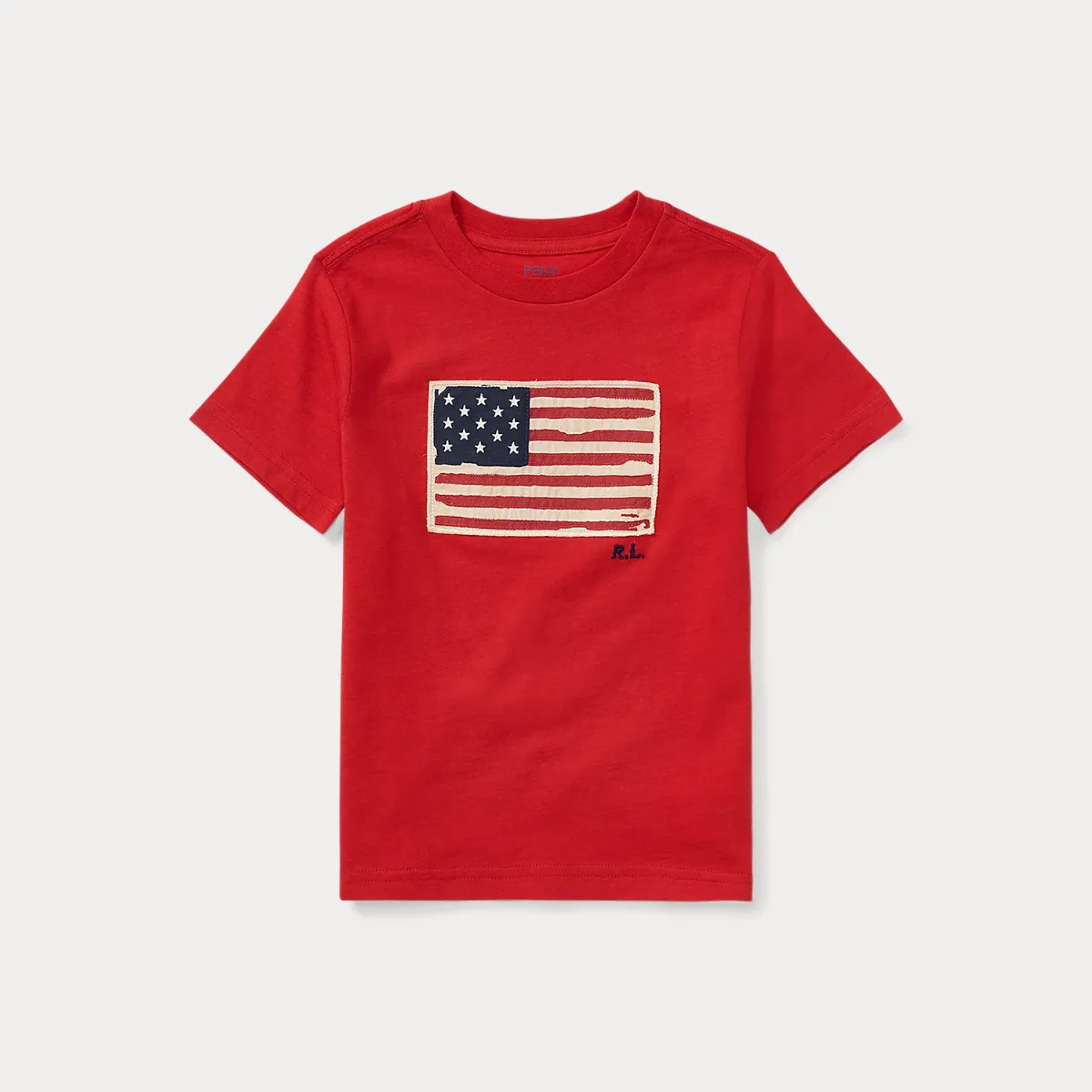 Flag Cotton Jersey Tee by Ralph Lauren