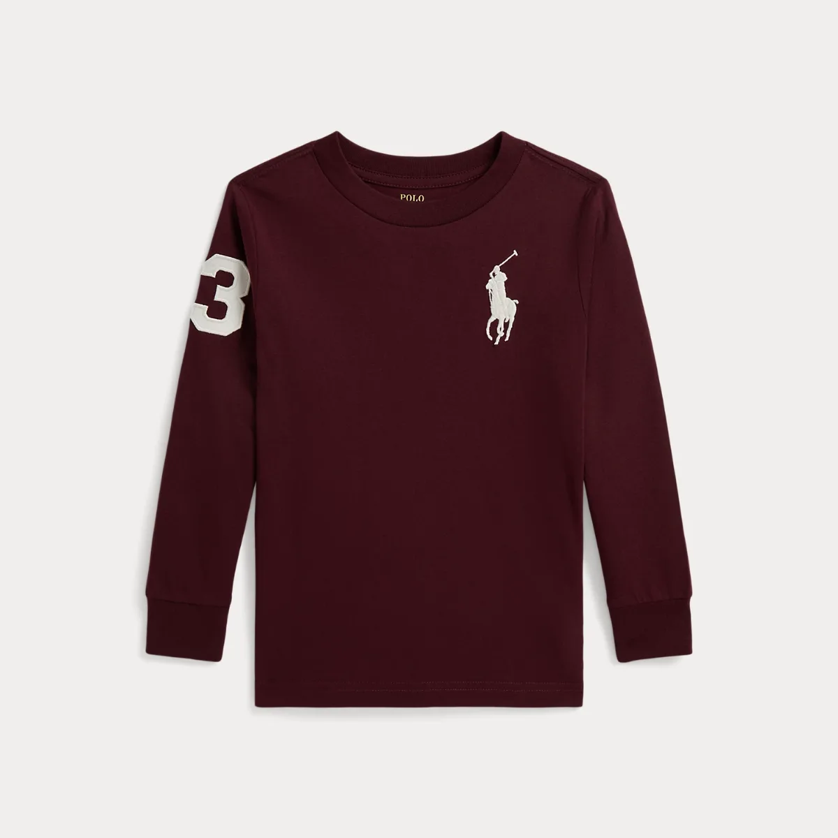 Big Pony Cotton Long-Sleeve Tee by Ralph Lauren