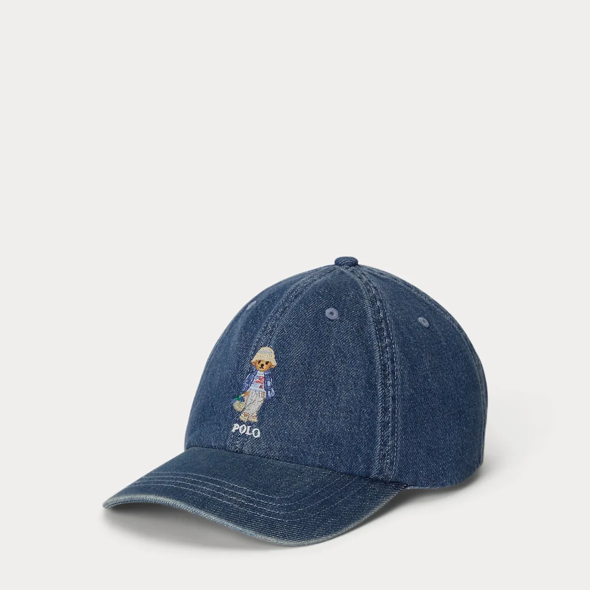 Polo Bear Indigo Denim Ball Cap by Ralph Lauren
