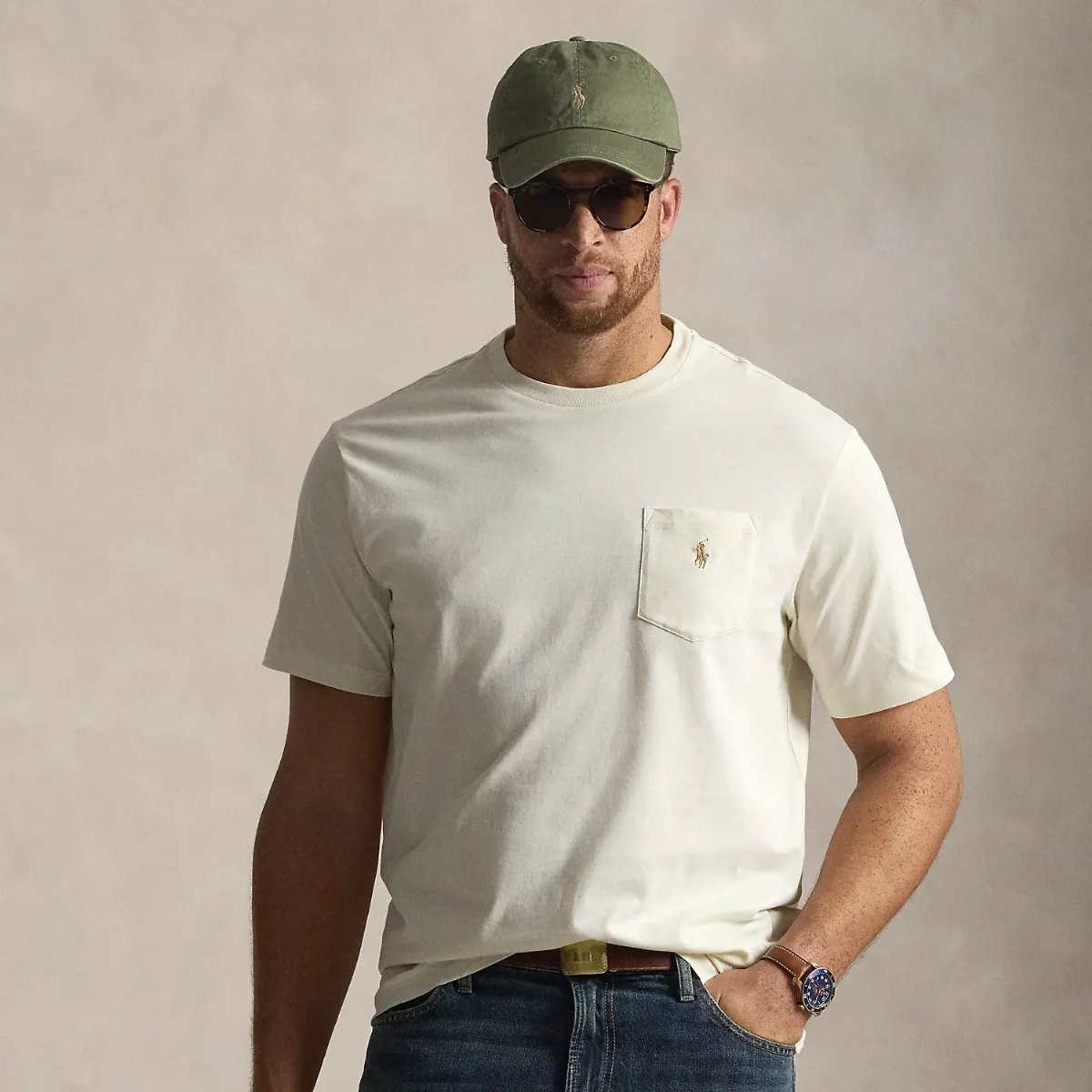 Jersey Pocket T-Shirt by Ralph Lauren