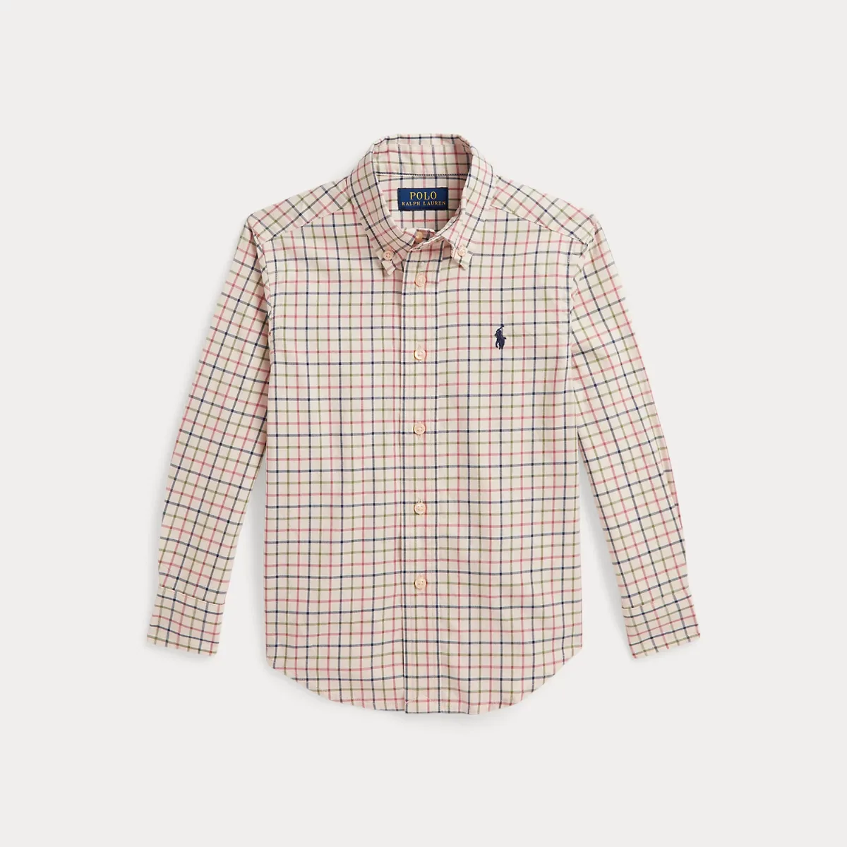 Tattersall Cotton Twill Shirt by Ralph Lauren