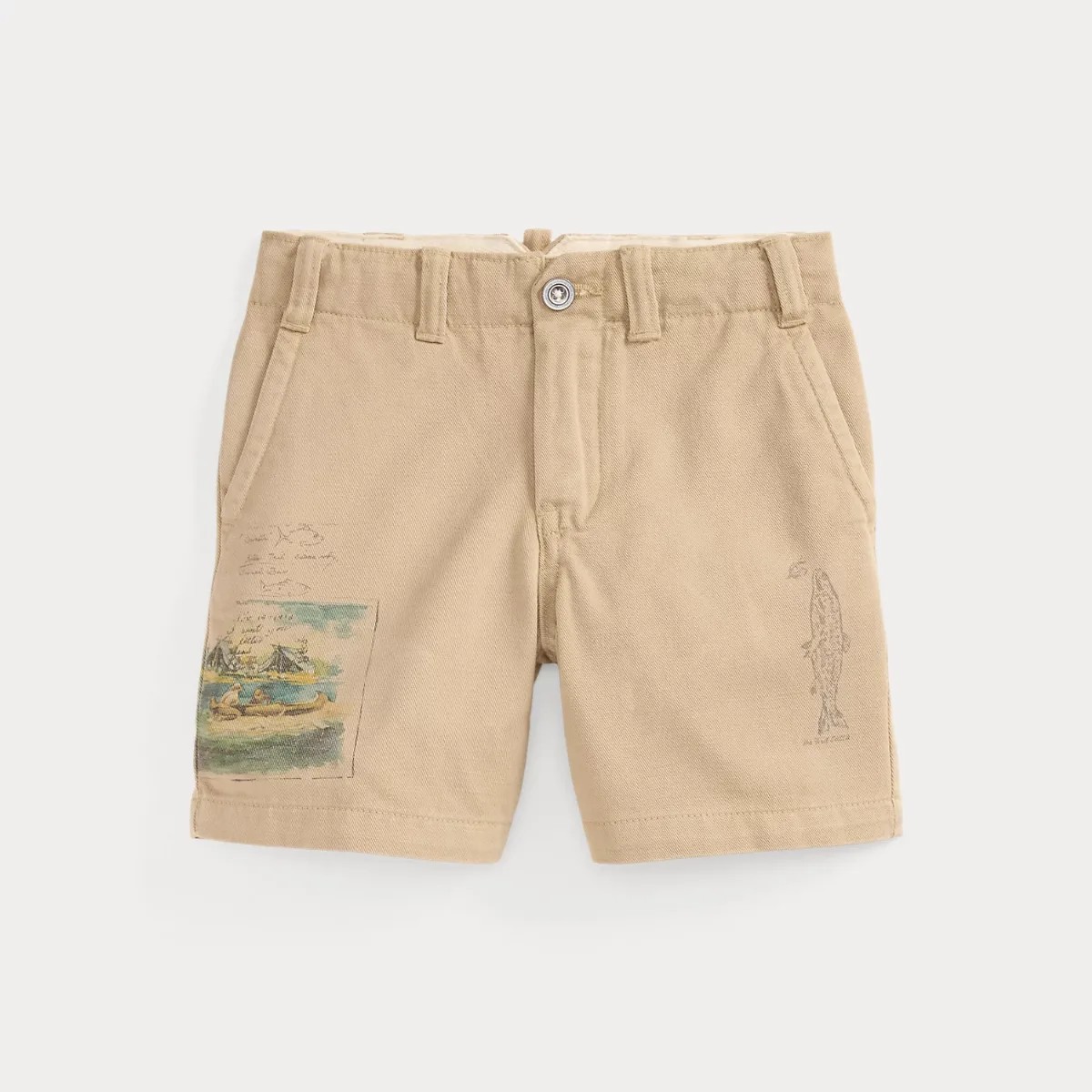 Salinger Scenic-Print Chino Short by Ralph Lauren