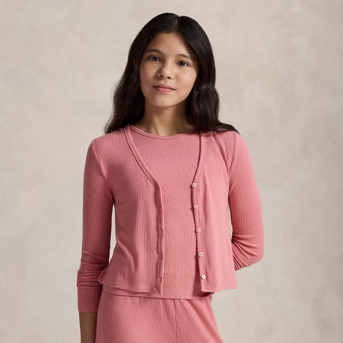 Ribbed Cardigan & Top Set by Ralph Lauren
