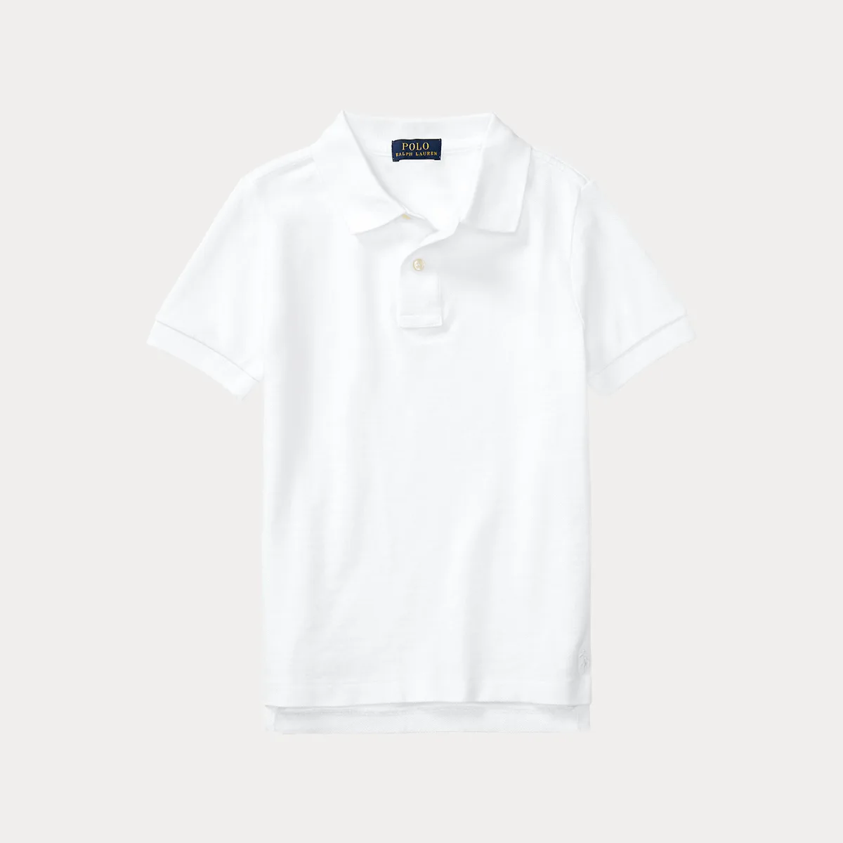 Cotton Mesh Uniform Polo Shirt by Ralph Lauren