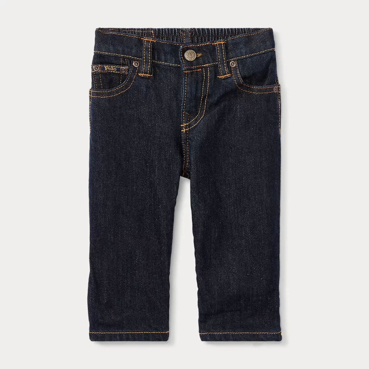 Hampton Straight Stretch Jean in Vestry Wash Stretch by Ralph Lauren