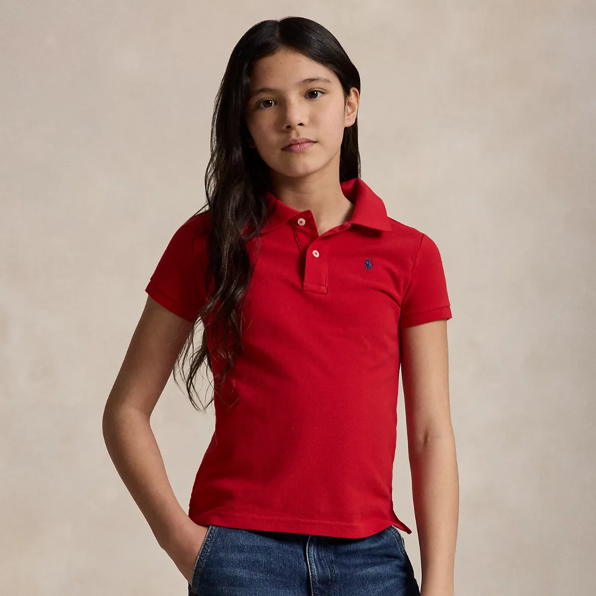 The Iconic Cotton Mesh Polo Shirt by Ralph Lauren