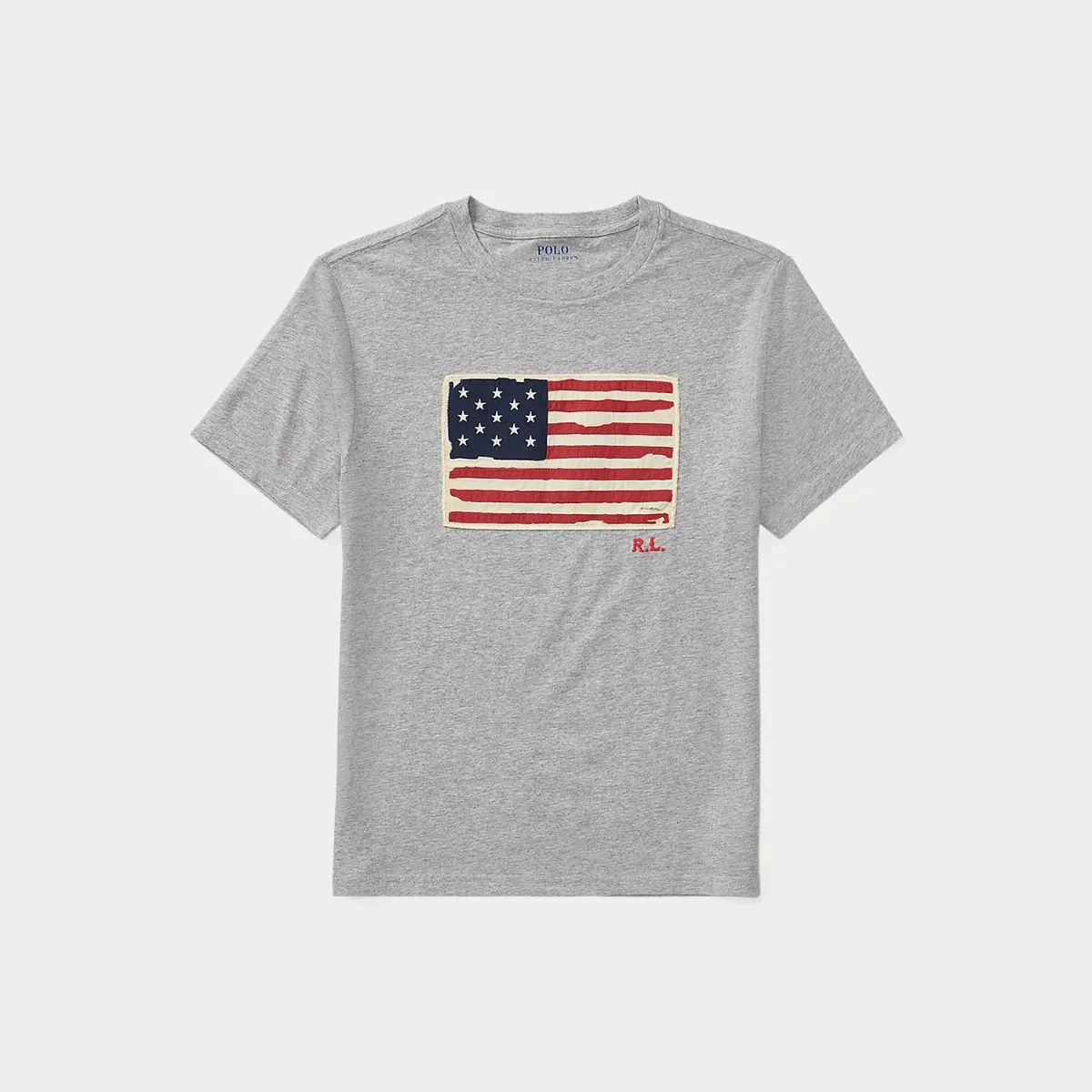 Flag Cotton Jersey Tee by Ralph Lauren