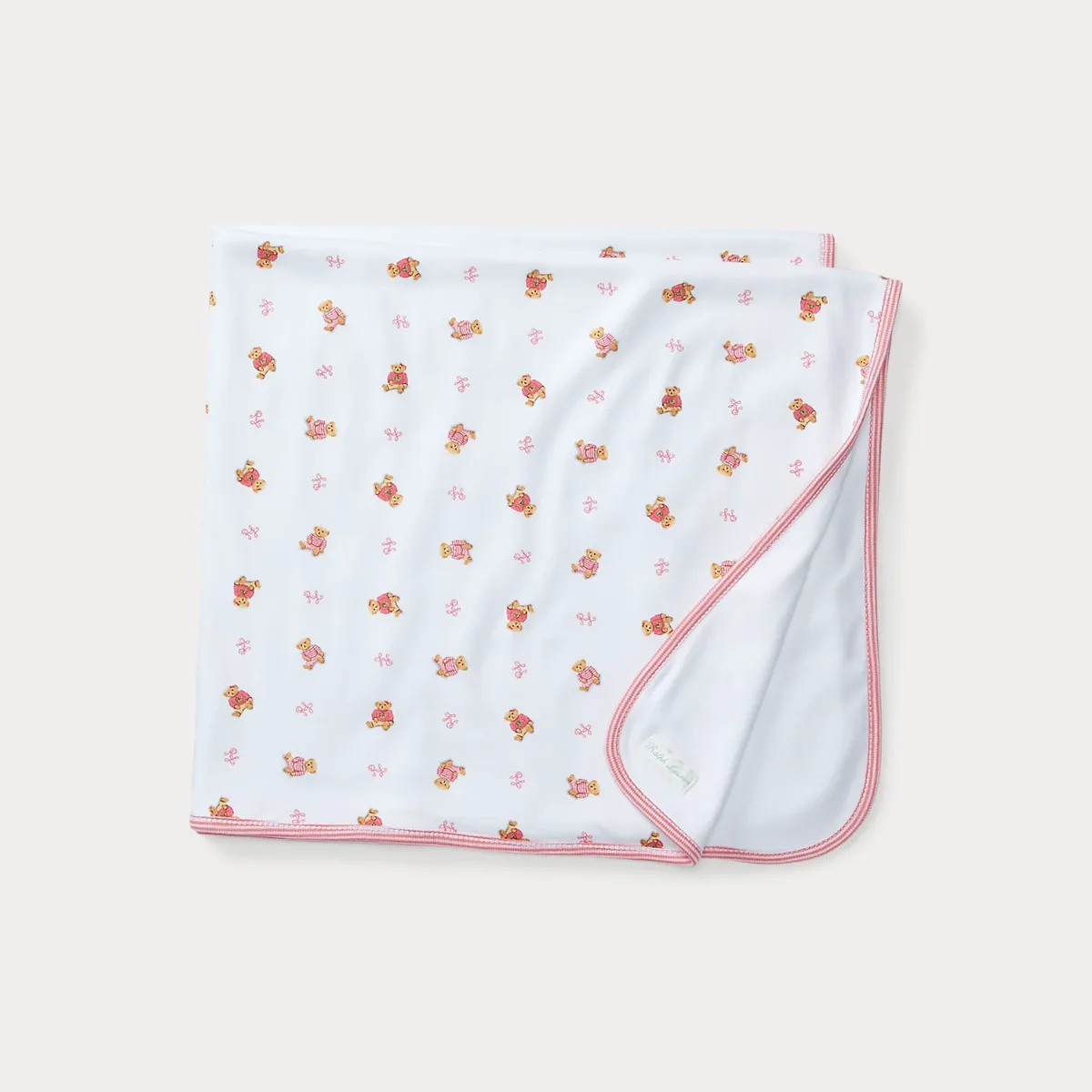 Polo Bear Cotton Reversible Blanket by Ralph Lauren