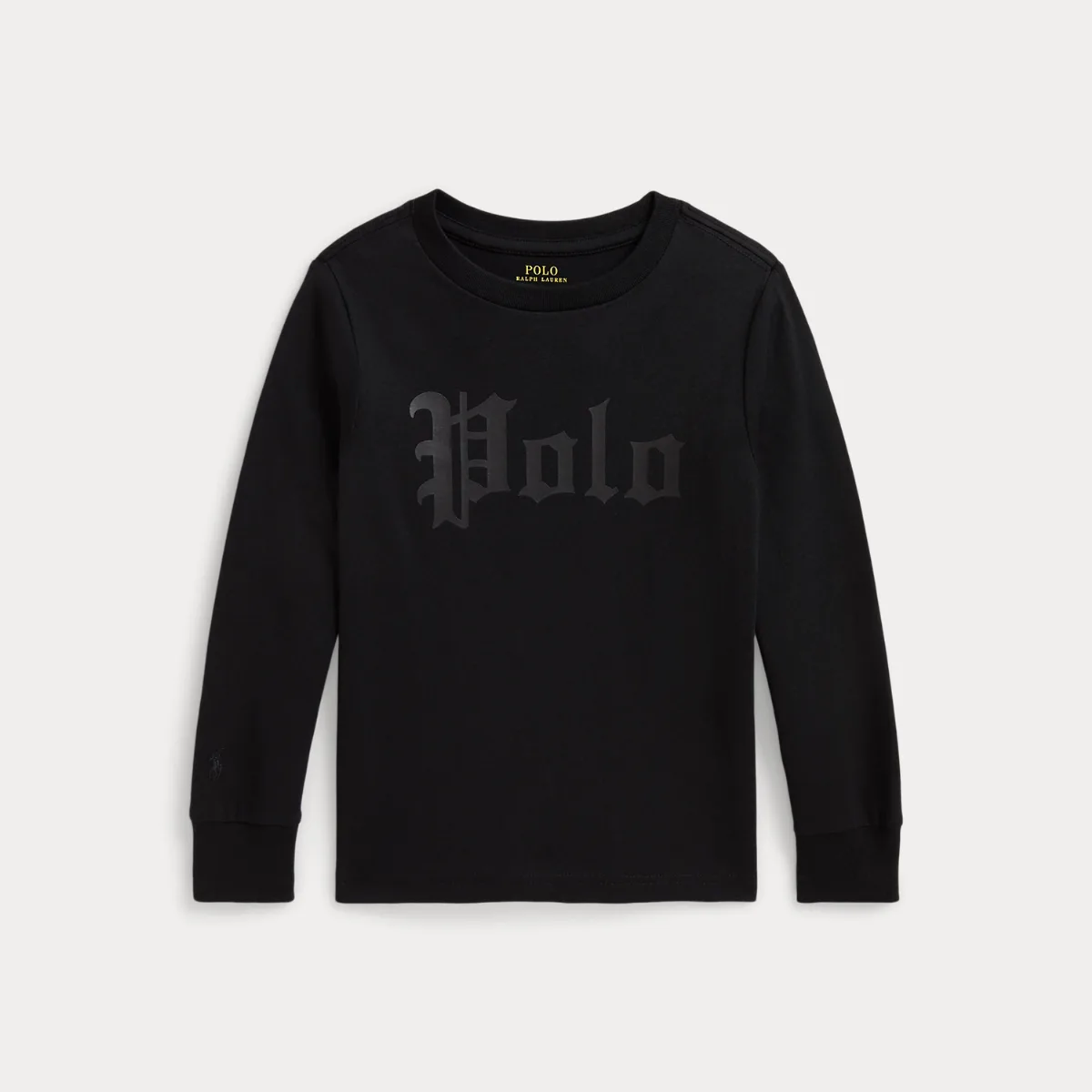 Logo Cotton Long-Sleeve Tee by Ralph Lauren