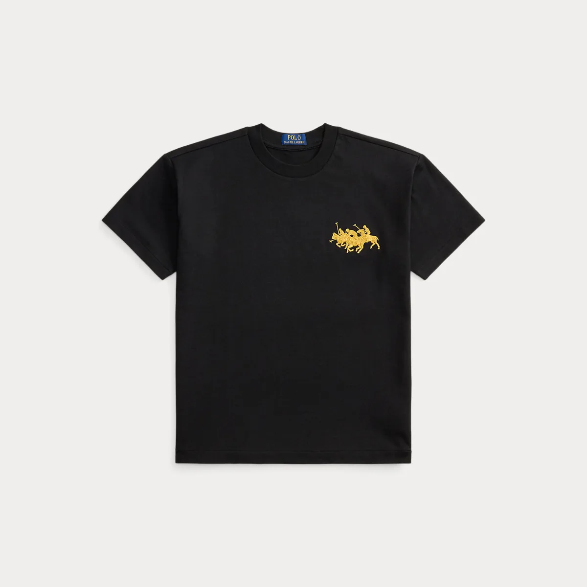 Big Fit Triple-Pony Cotton Tee by Ralph Lauren