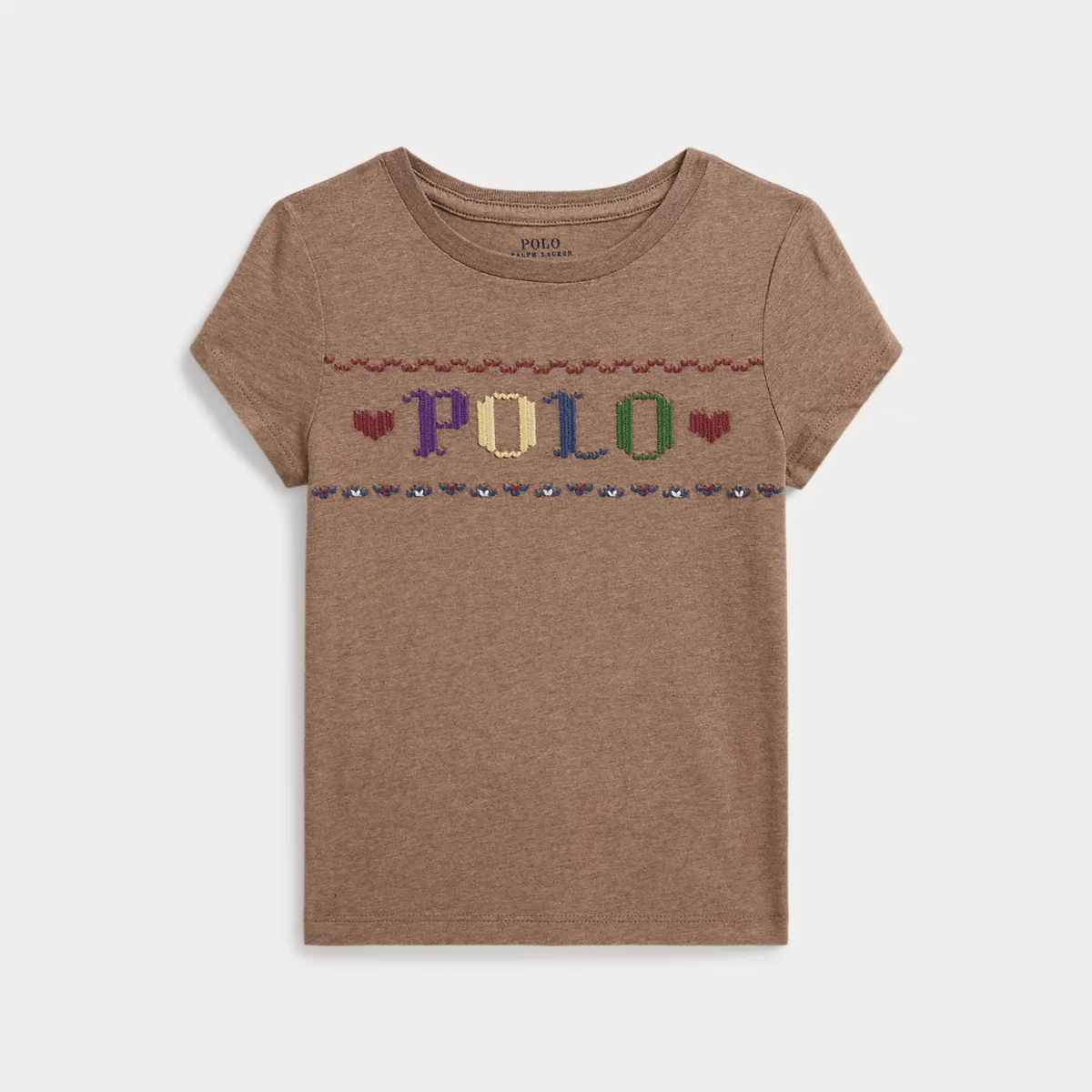 Embroidered Cotton Jersey Tee by Ralph Lauren