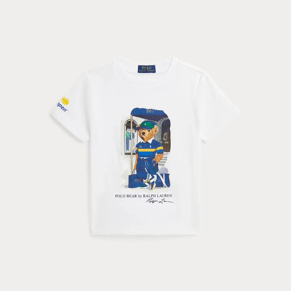 US Open Polo Bear Cotton Tee by Ralph Lauren