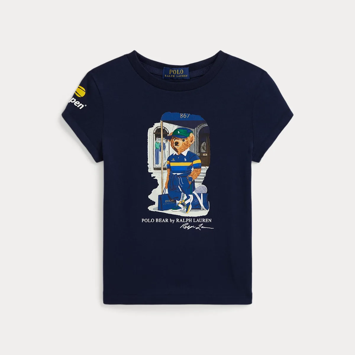 US Open Polo Bear Cotton Jersey Tee by Ralph Lauren