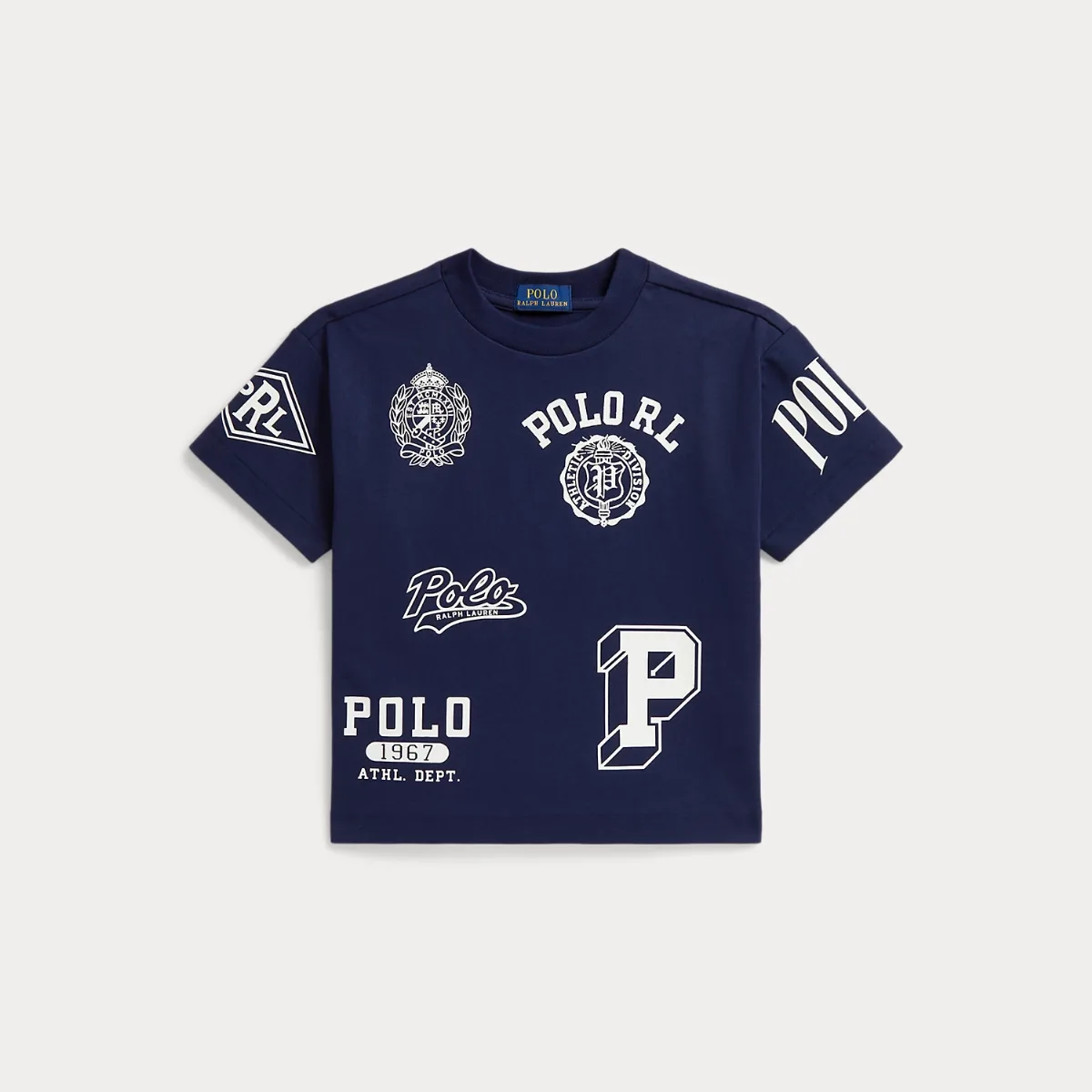 Big Fit Cotton Graphic Tee by Ralph Lauren