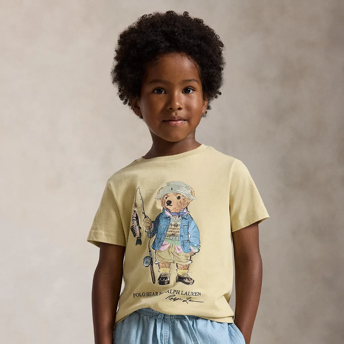 Polo Bear Cotton Jersey Tee by Ralph Lauren