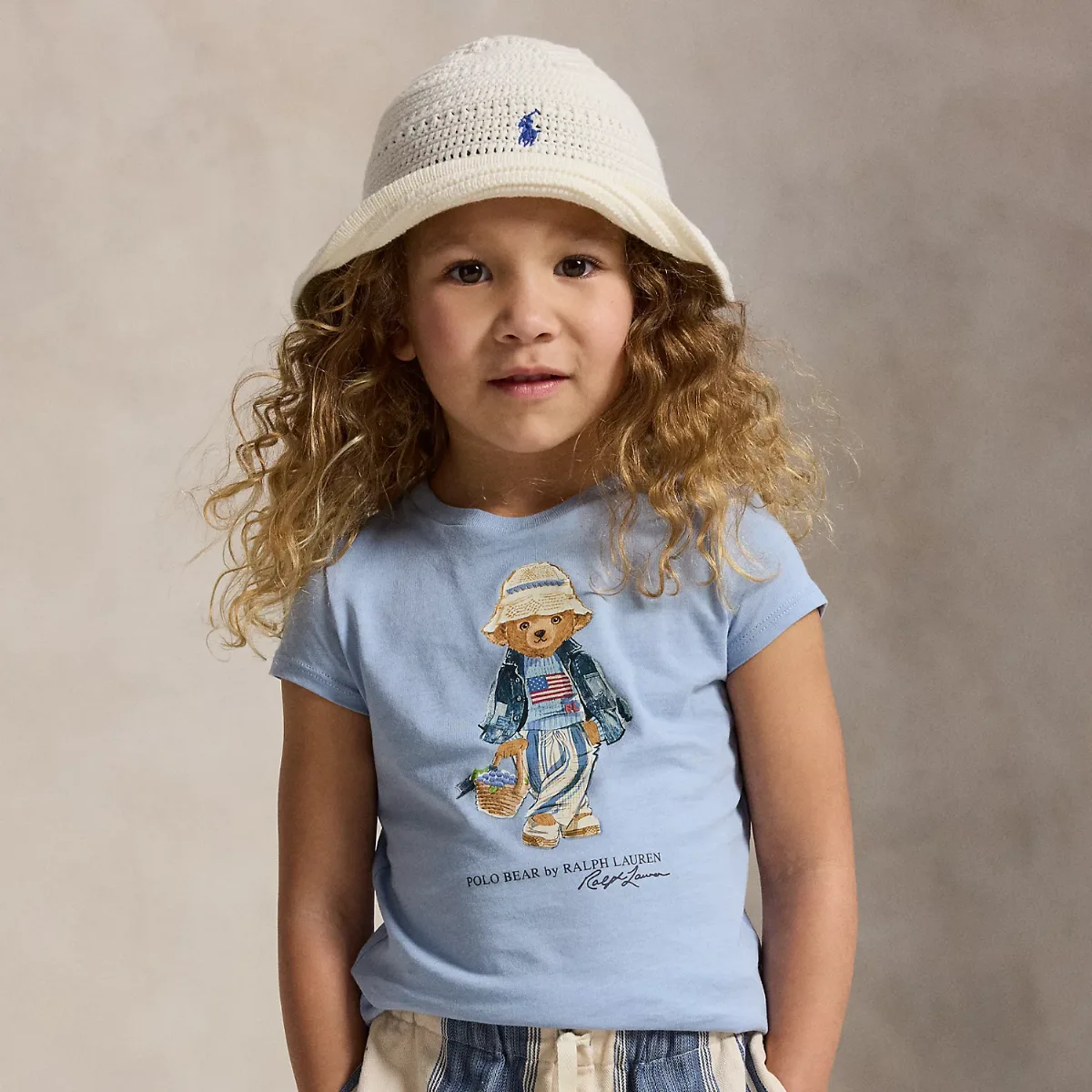 Polo Bear Cotton Jersey Tee by Ralph Lauren