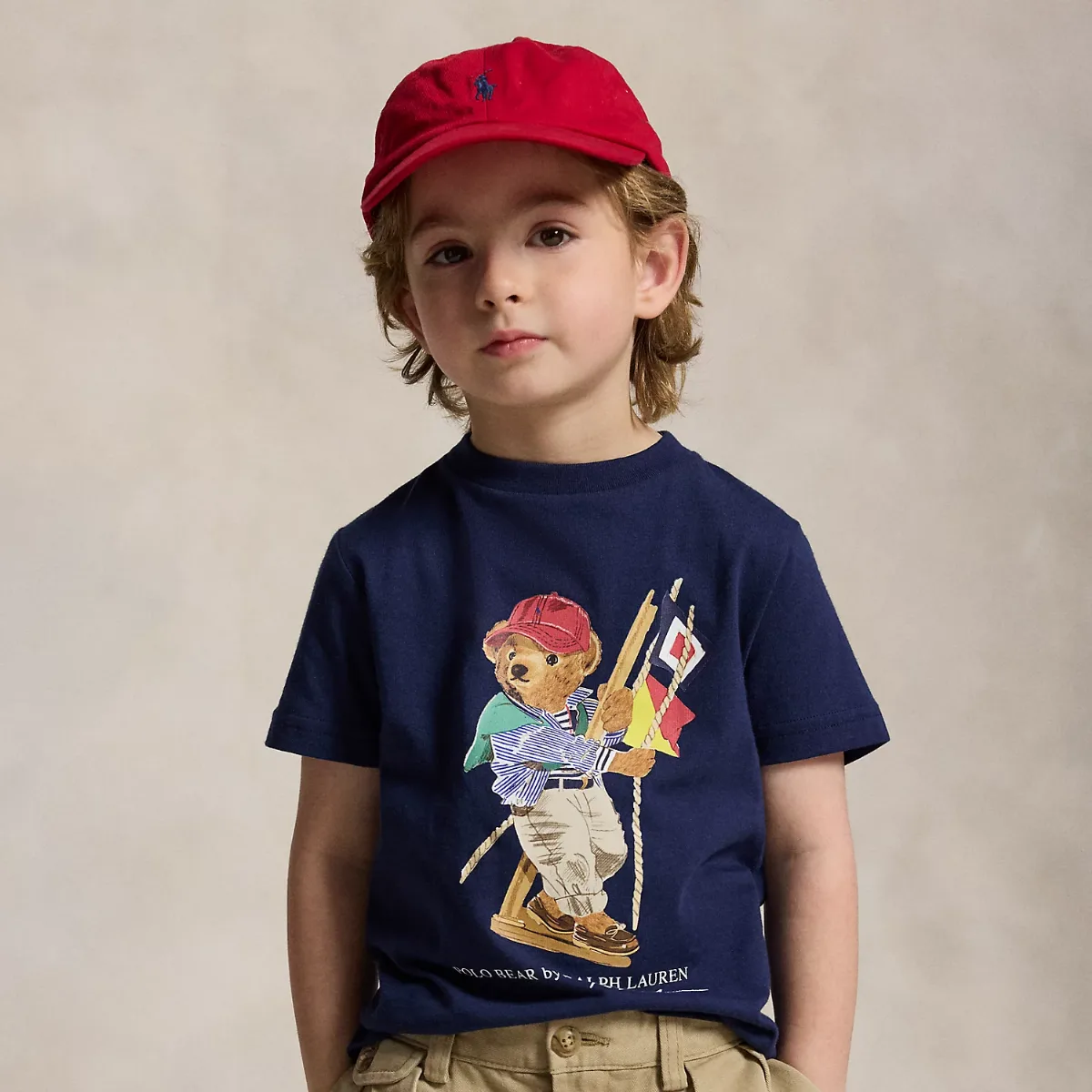 Polo Bear Cotton Jersey Tee by Ralph Lauren