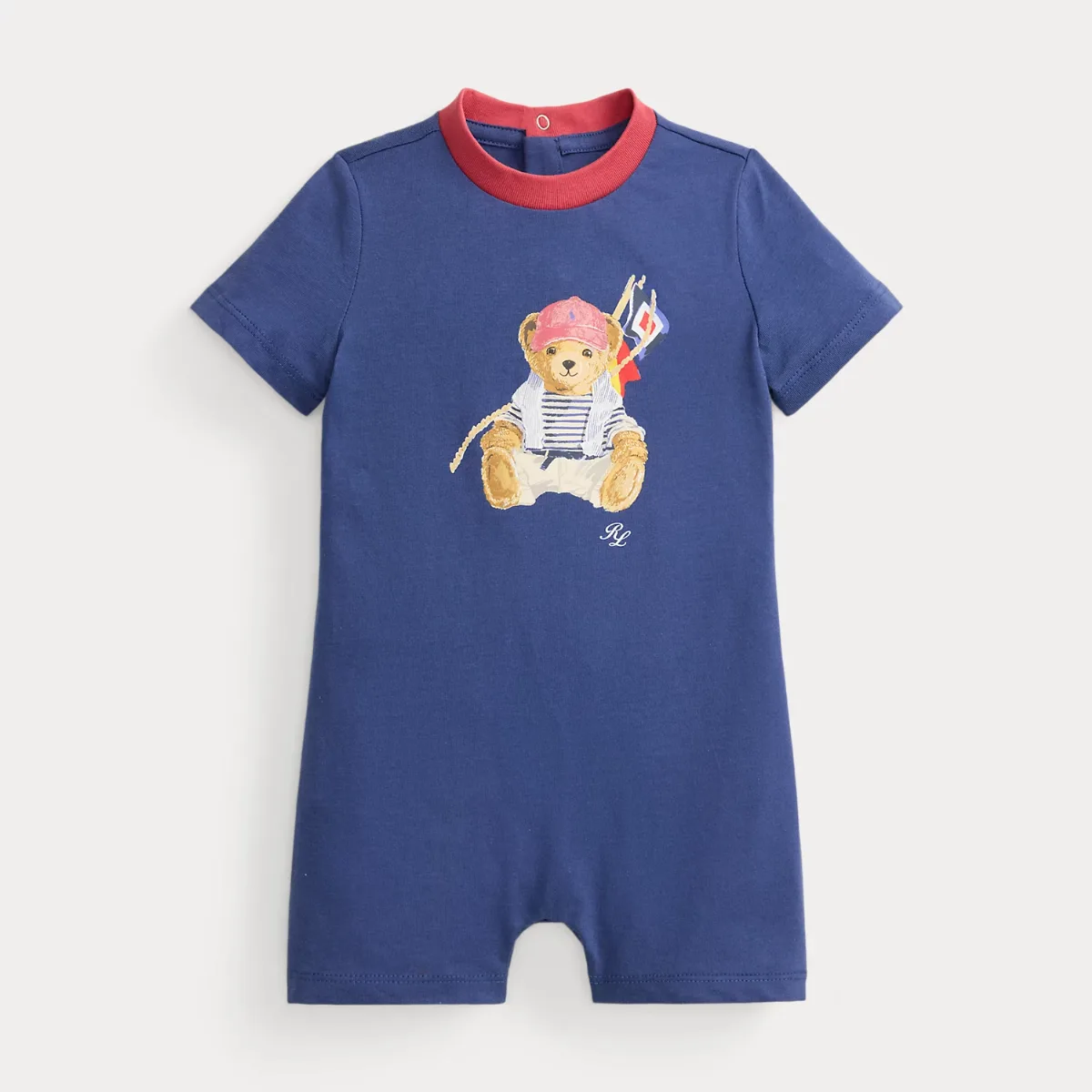 Polo Bear Cotton Jersey Shortall by Ralph Lauren