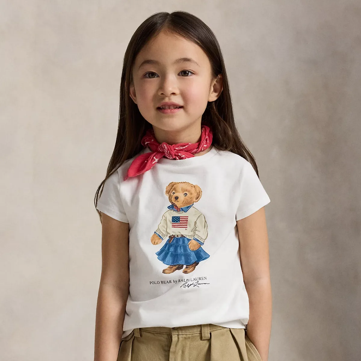 Polo Bear Cotton Jersey Tee by Ralph Lauren