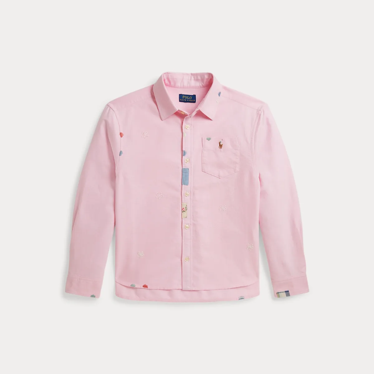 Mended Cotton Oxford Boxy Shirt by Ralph Lauren