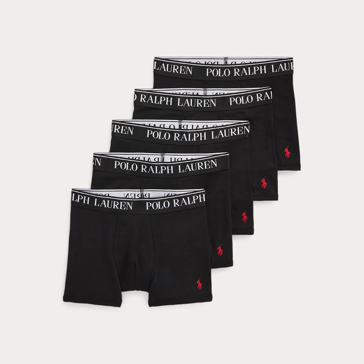 Stretch Cotton Jersey Boxer Brief 5-Pack by Ralph Lauren