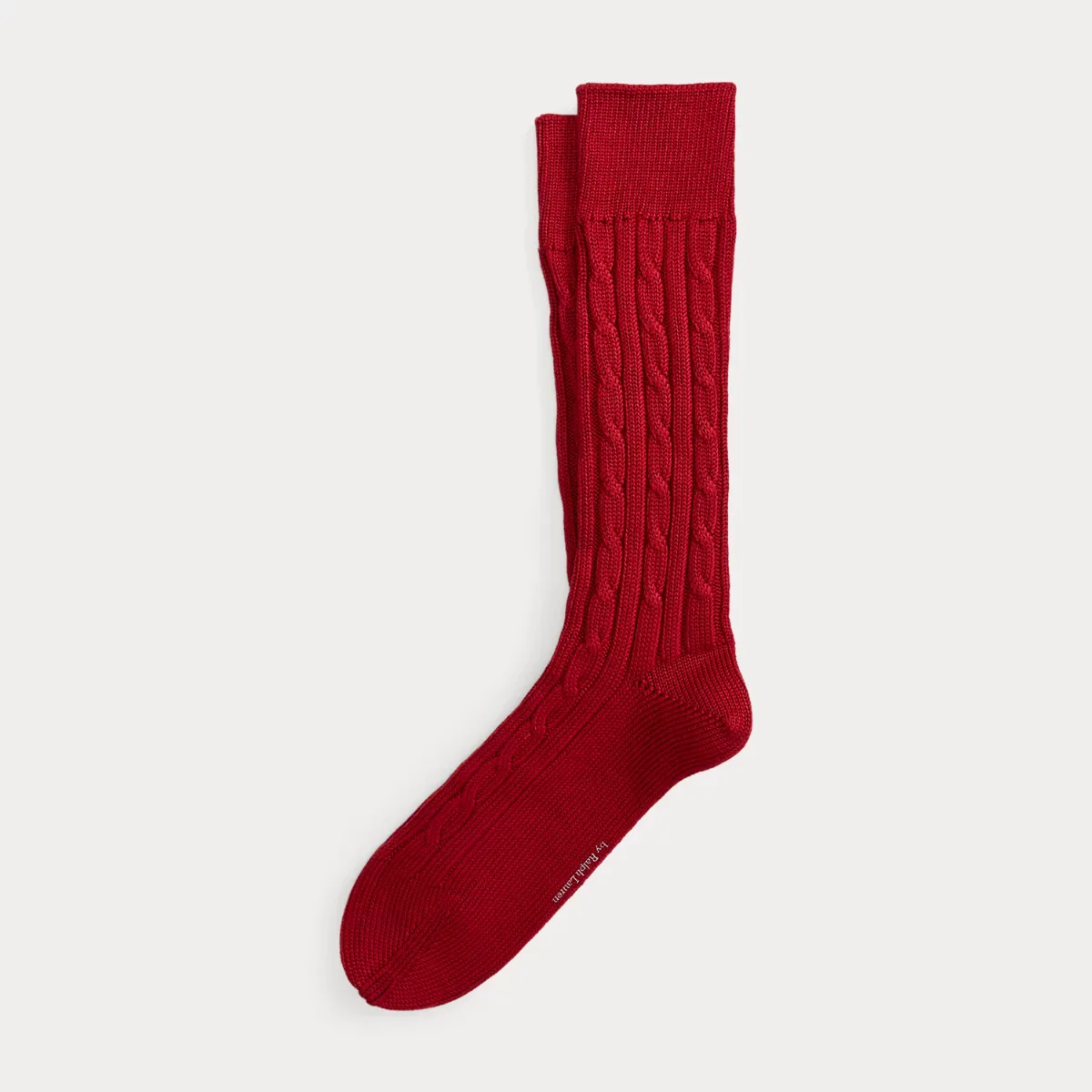 Cable-Knit Cotton-Blend Socks