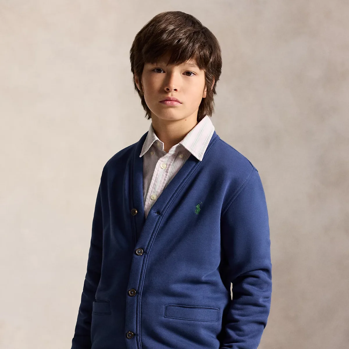Fleece V-Neck Cardigan by Ralph Lauren