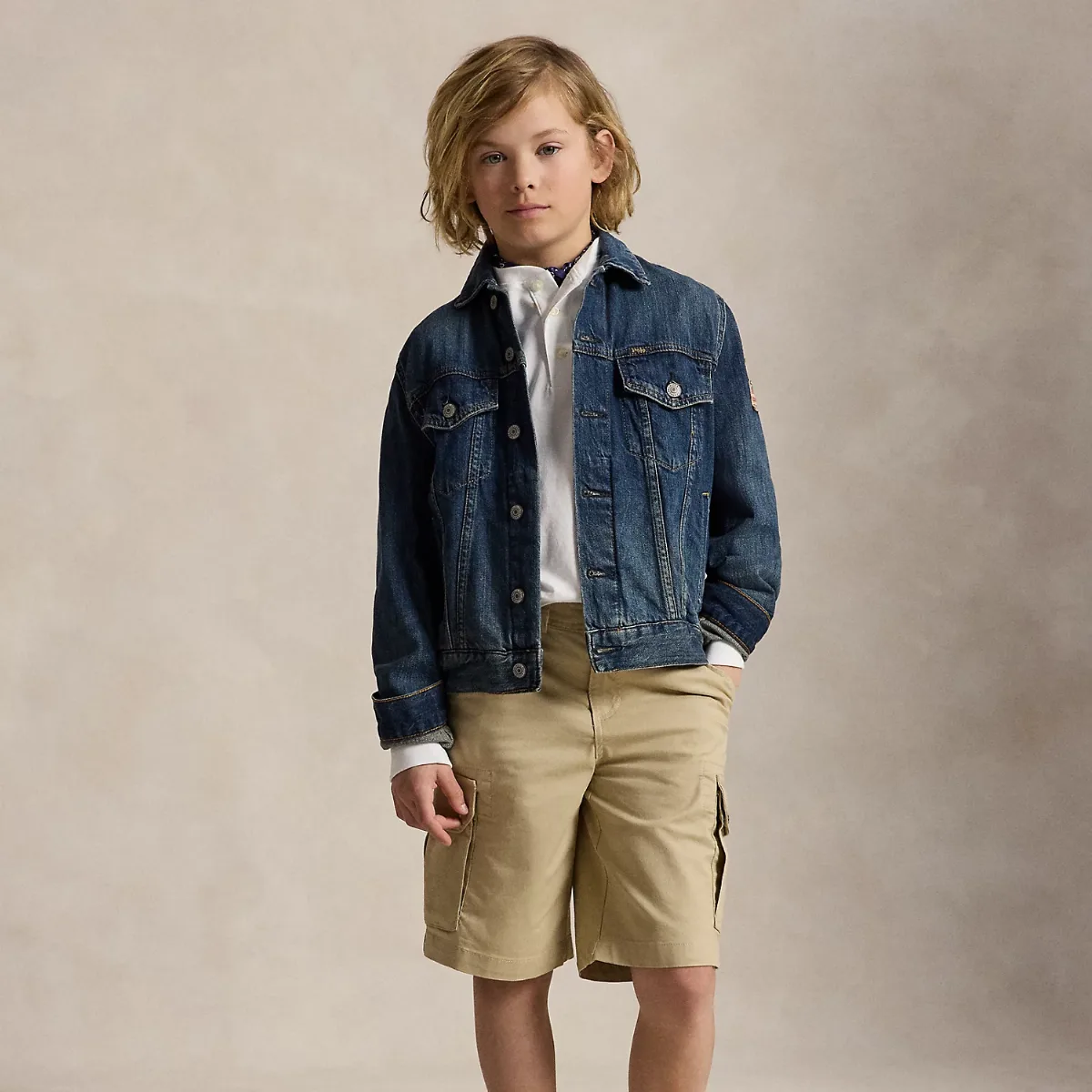 Stretch Twill Cargo Short by Ralph Lauren