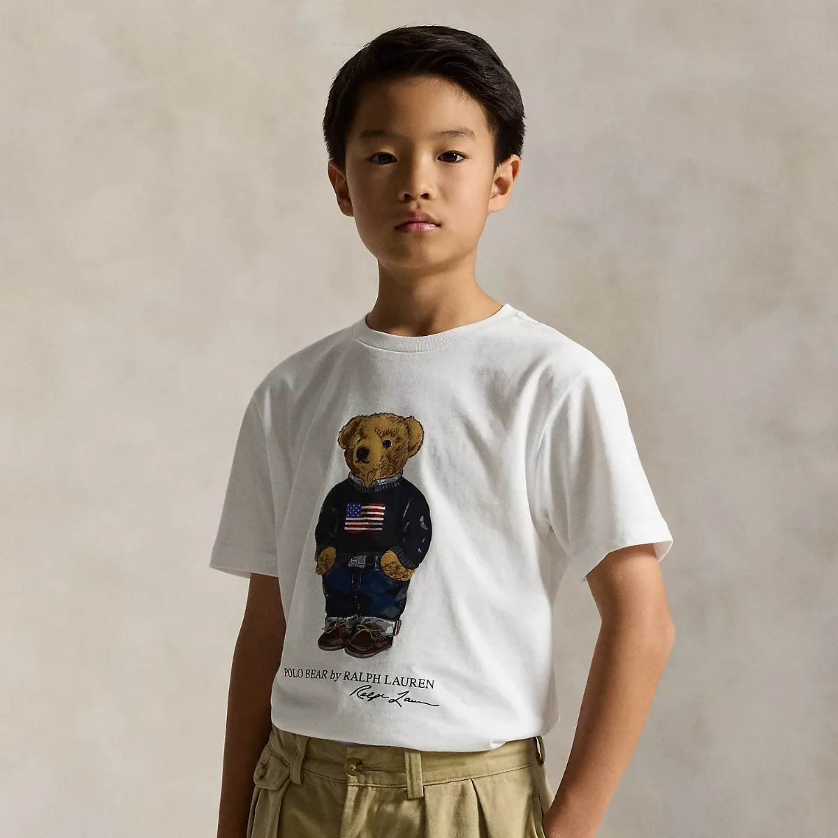 Polo Bear Cotton Jersey Tee by Ralph Lauren