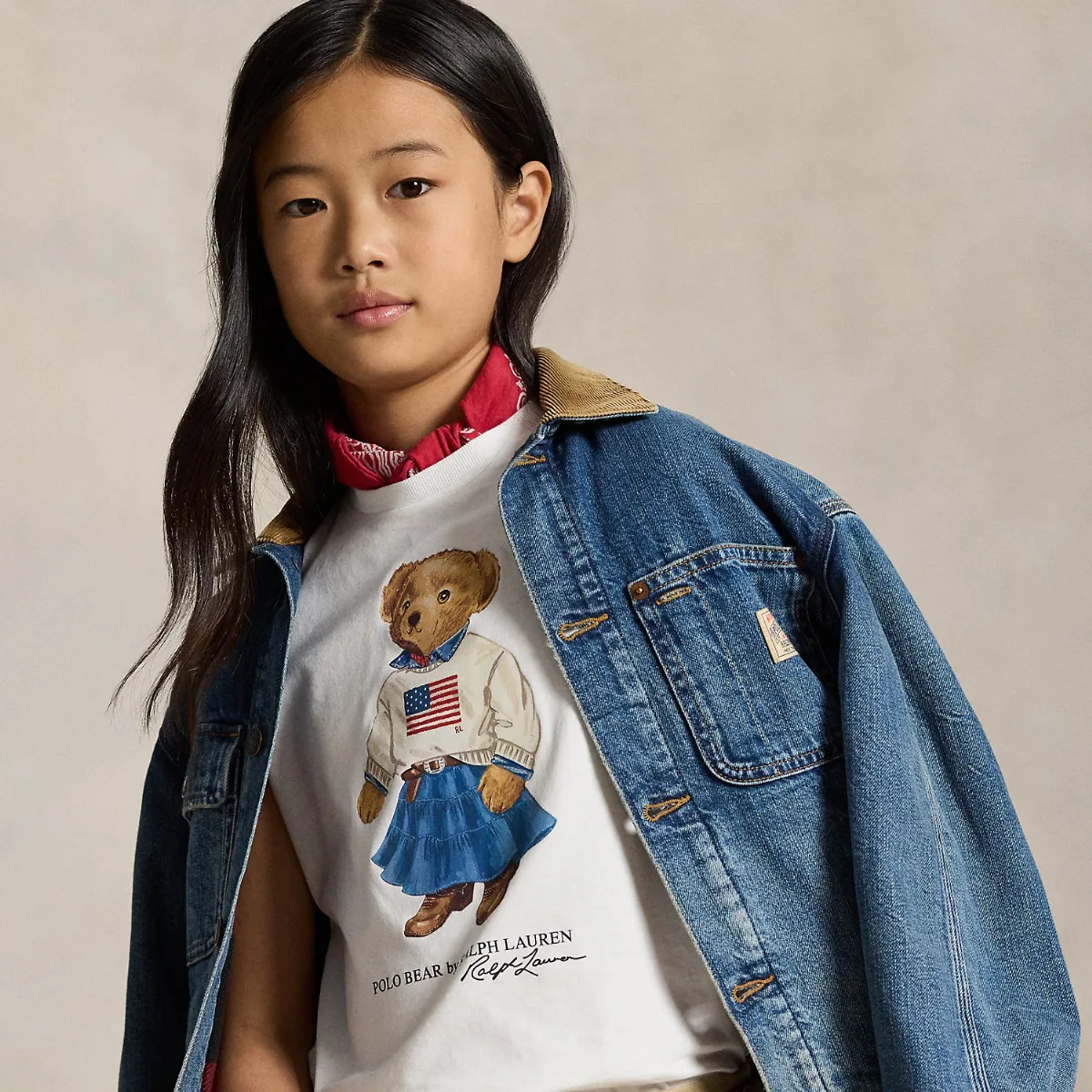 Polo Bear Cotton Jersey Tee by Ralph Lauren