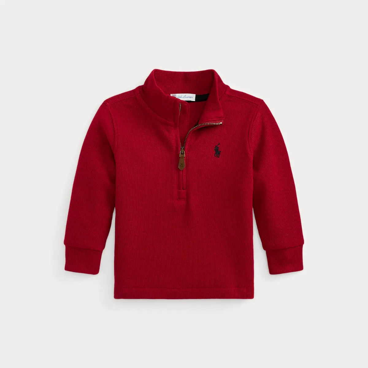 Estate-Rib Quarter-Zip Pullover by Ralph Lauren