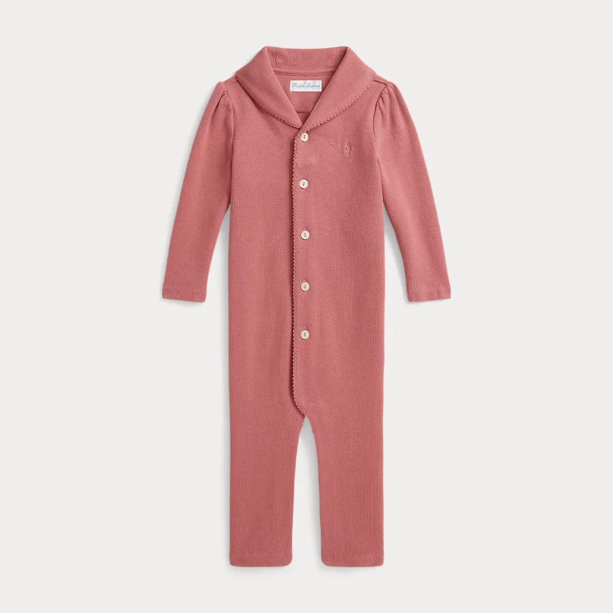 Estate-Rib Shawl-Collar Coverall by Ralph Lauren