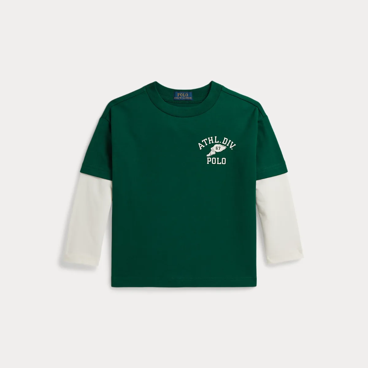 Big Fit Cotton Layered-Effect Tee by Ralph Lauren